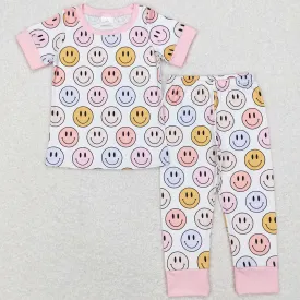 Baby Girls Clothes Pajamas Short Sleeve Shirt Pants Pajamas Sets GSPO1078 BSPO0225