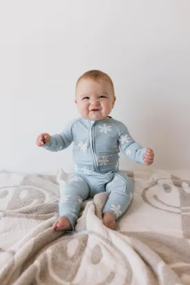 Bamboo Zip Pajamas  | Daisy Blues