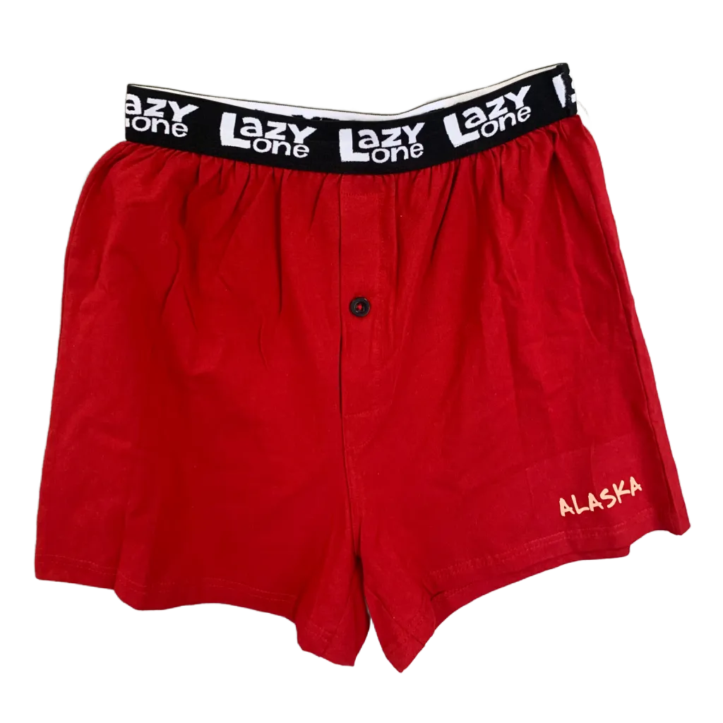 Bear Cheeks Alaska Men's Funny Boxer