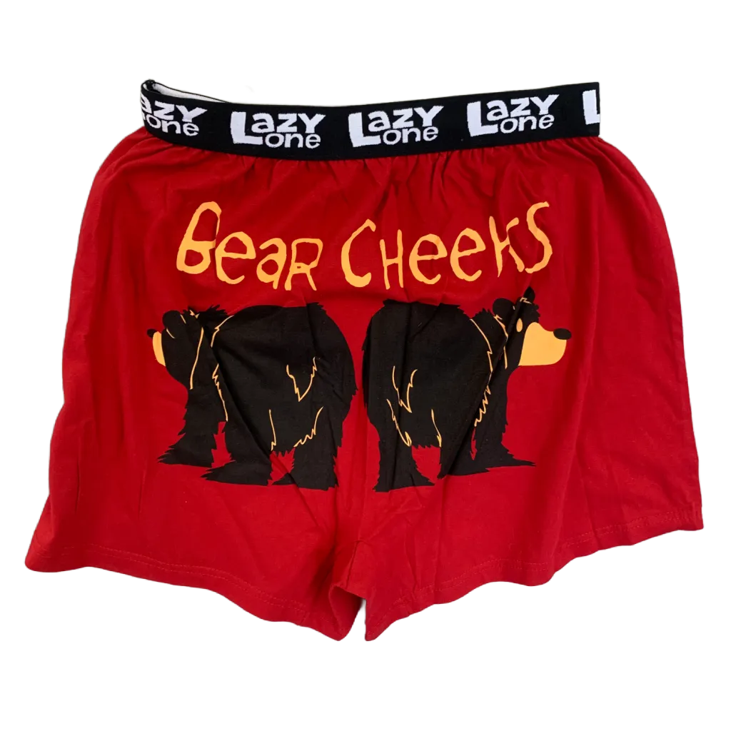 Bear Cheeks Alaska Men's Funny Boxer