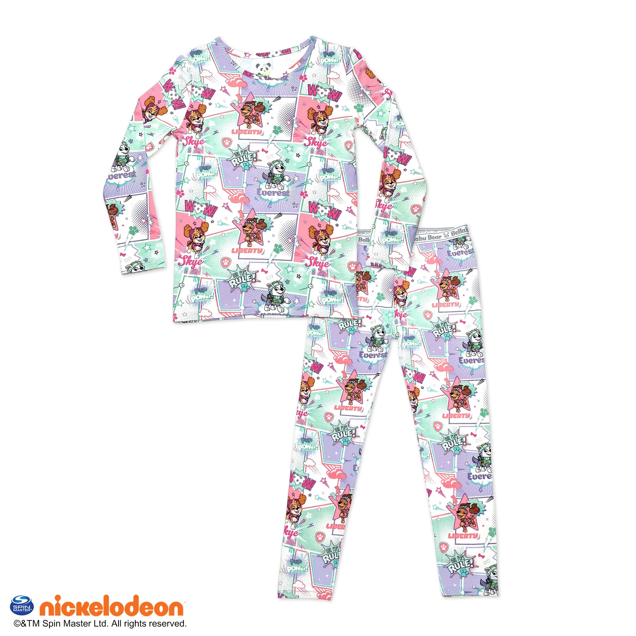 Bellabu Bear 2 piece PJ Set - PAW Patrol Comics Girl Pups