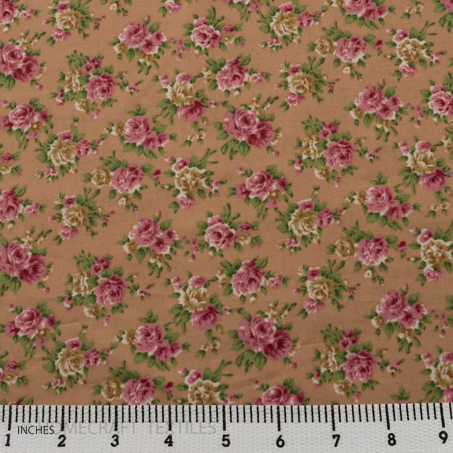 Blush Mini Posy Cotton Print