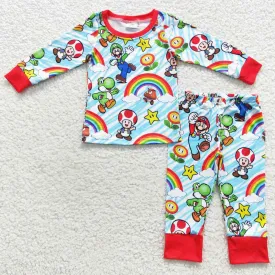 Boutique Boys Pajamas Fall Long Sleeve Sleepwear Sets BLP0275