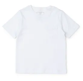 Charles Men's Shortsleeve Pocket T-shirt - White