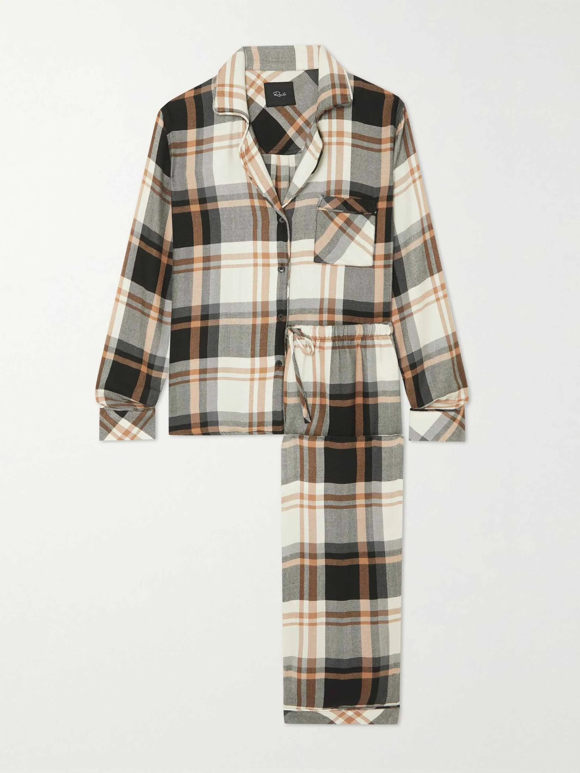 Checked flannel pyjama set