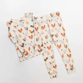 Chicken Toddler/Youth Bamboo Pajamas