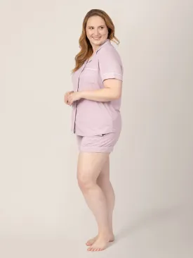 Clea Bamboo Short Sleeve Pajama Set | Lilac