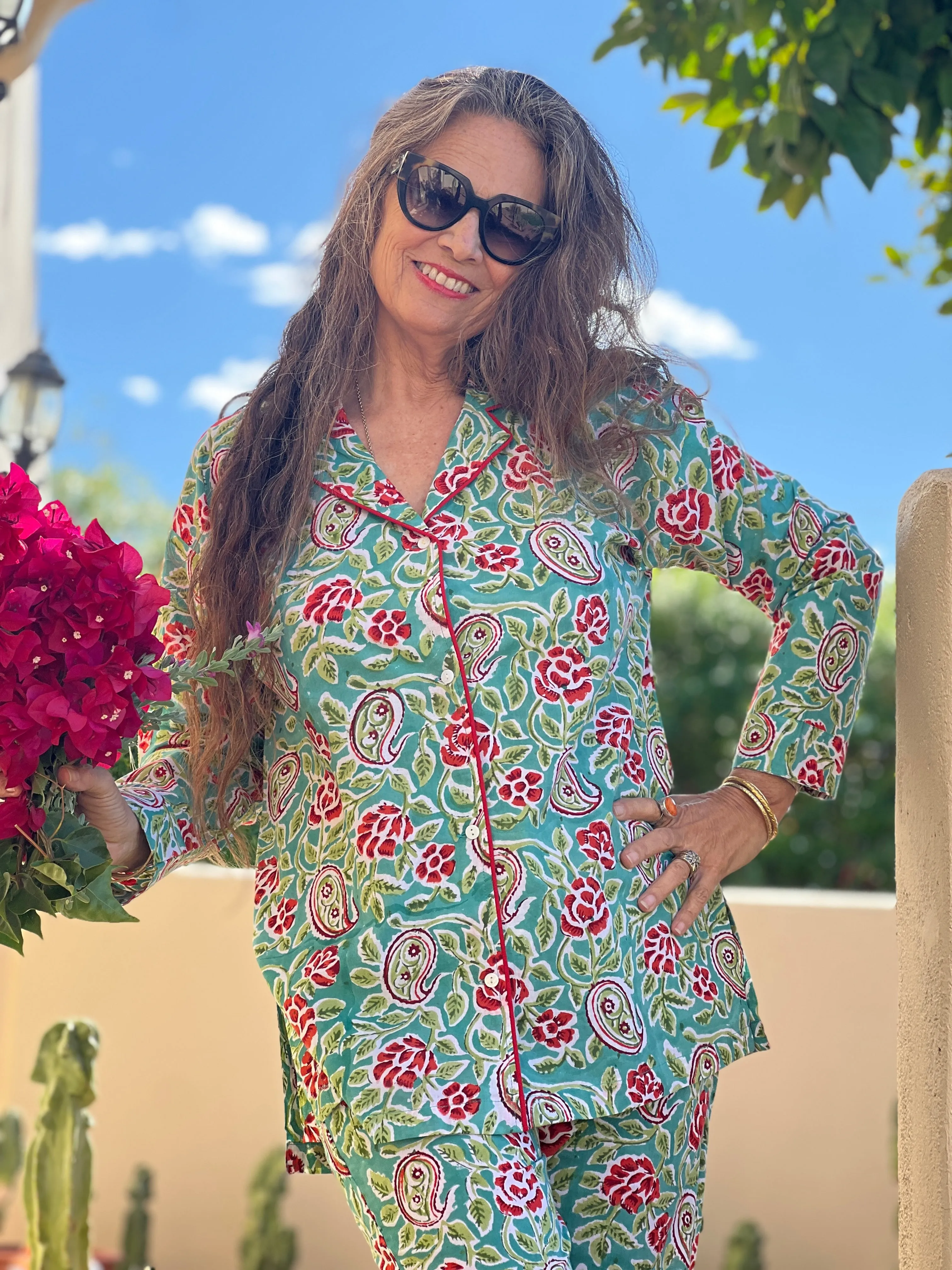 Coral Gables Floral Long Sleeve Pajama Store Credit