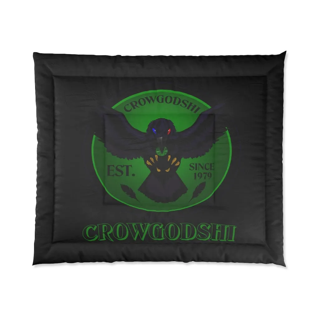 Crowgodshi  Comforter, BLACK