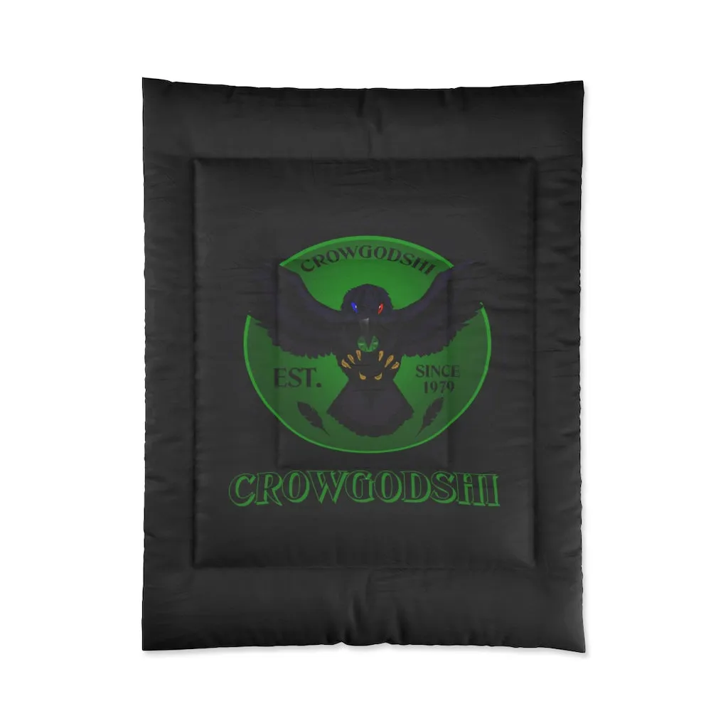 Crowgodshi  Comforter, BLACK