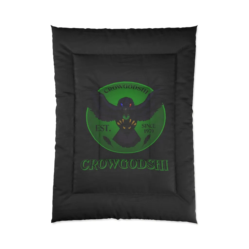 Crowgodshi  Comforter, BLACK