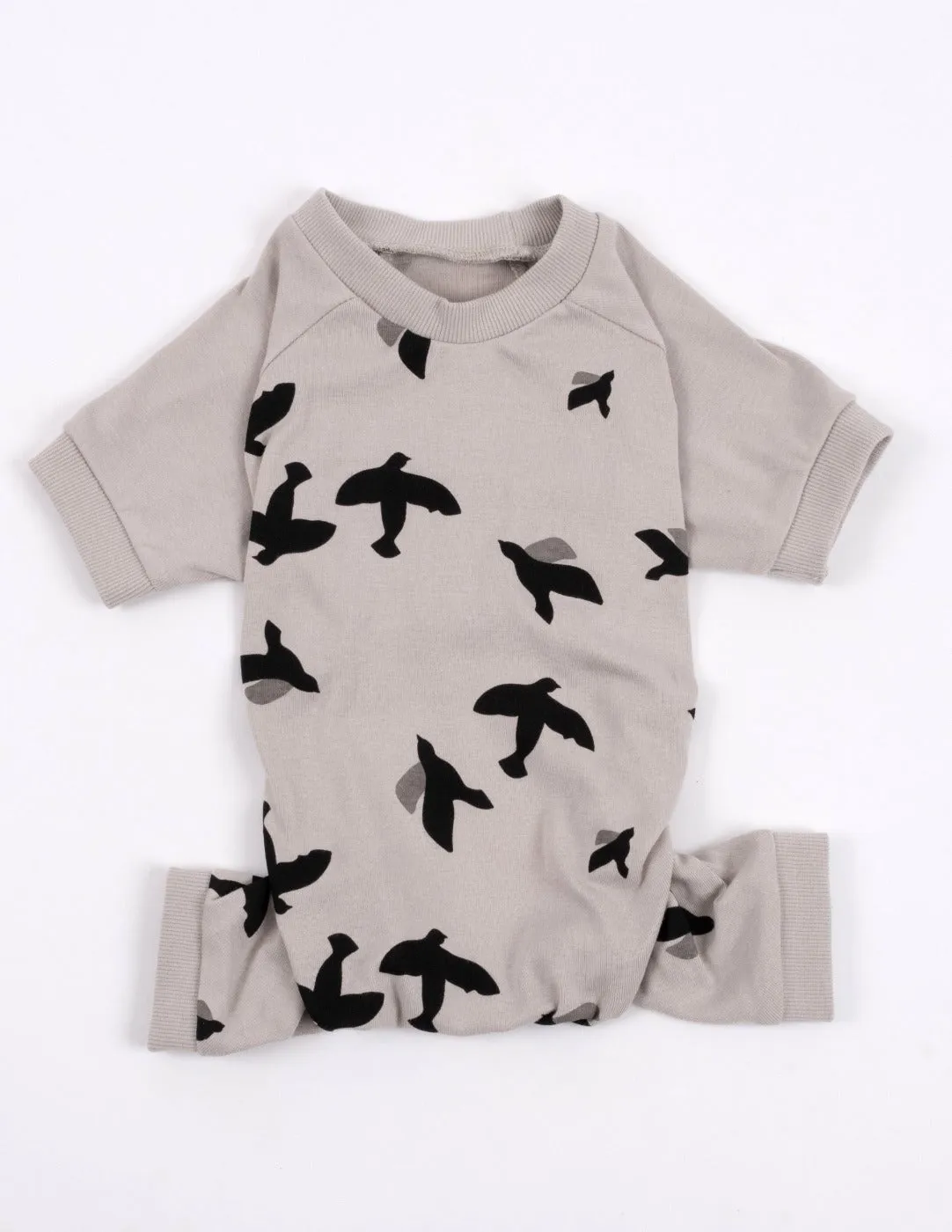 Dog Grey Bird Pajamas