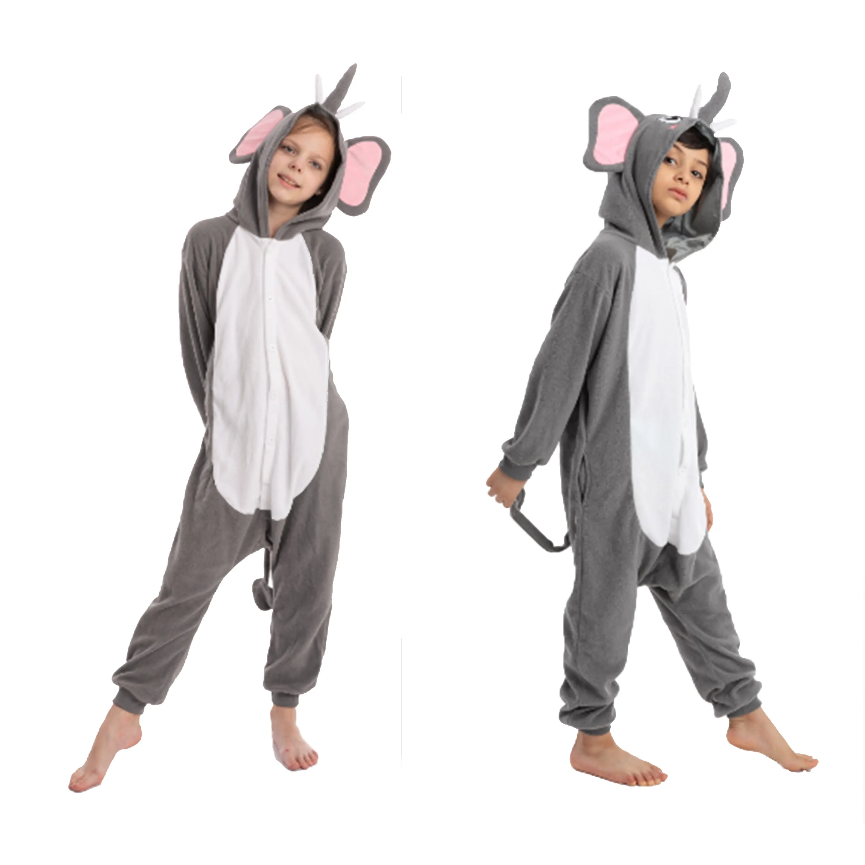 Elephant Pajamas jumpsuit Cosplay- Child