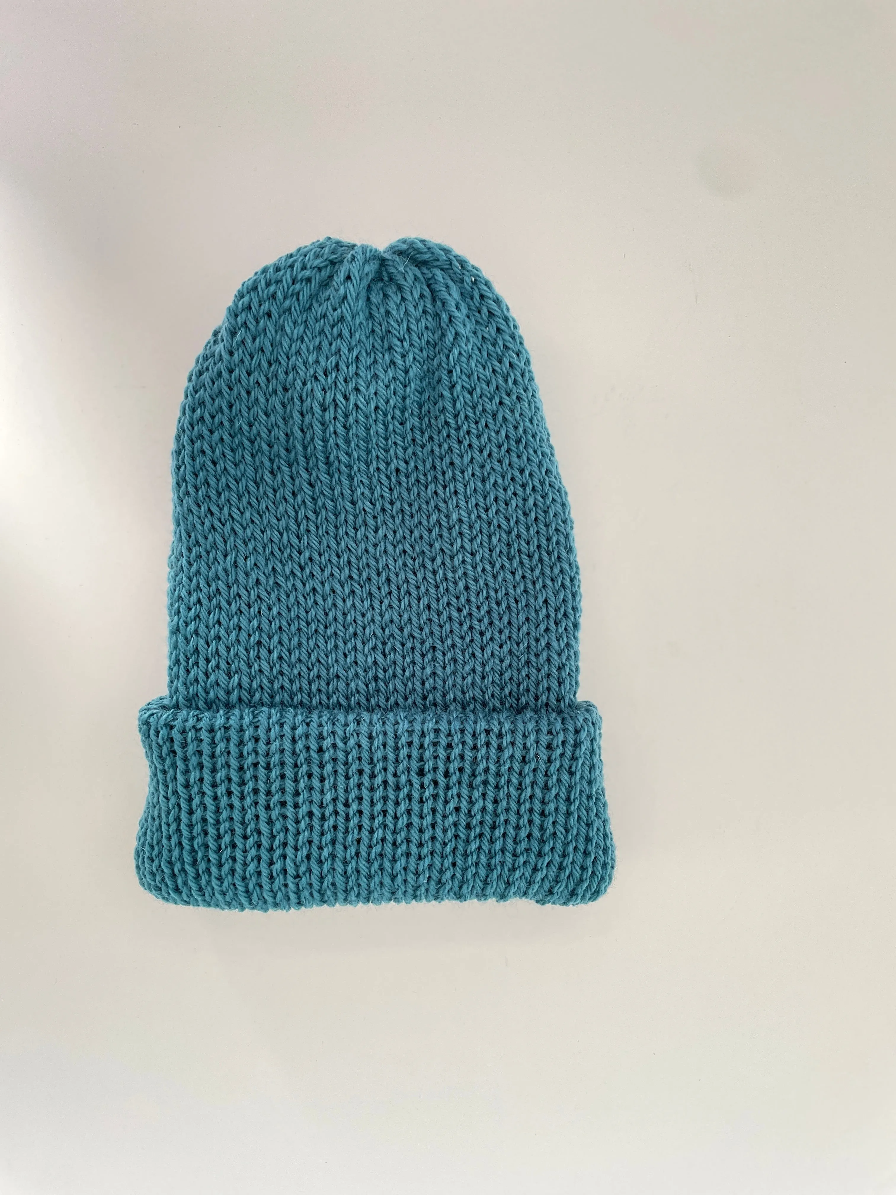 Em Beanie-all wool in Rich Teal