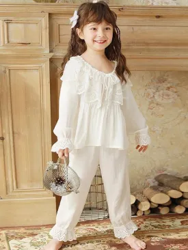 Enchanted Evenings White Lace Pajamas