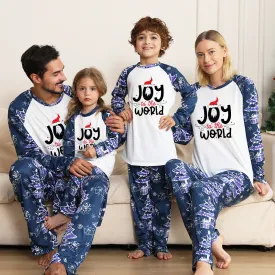 Family Matching Pajamas Set Joy To The World