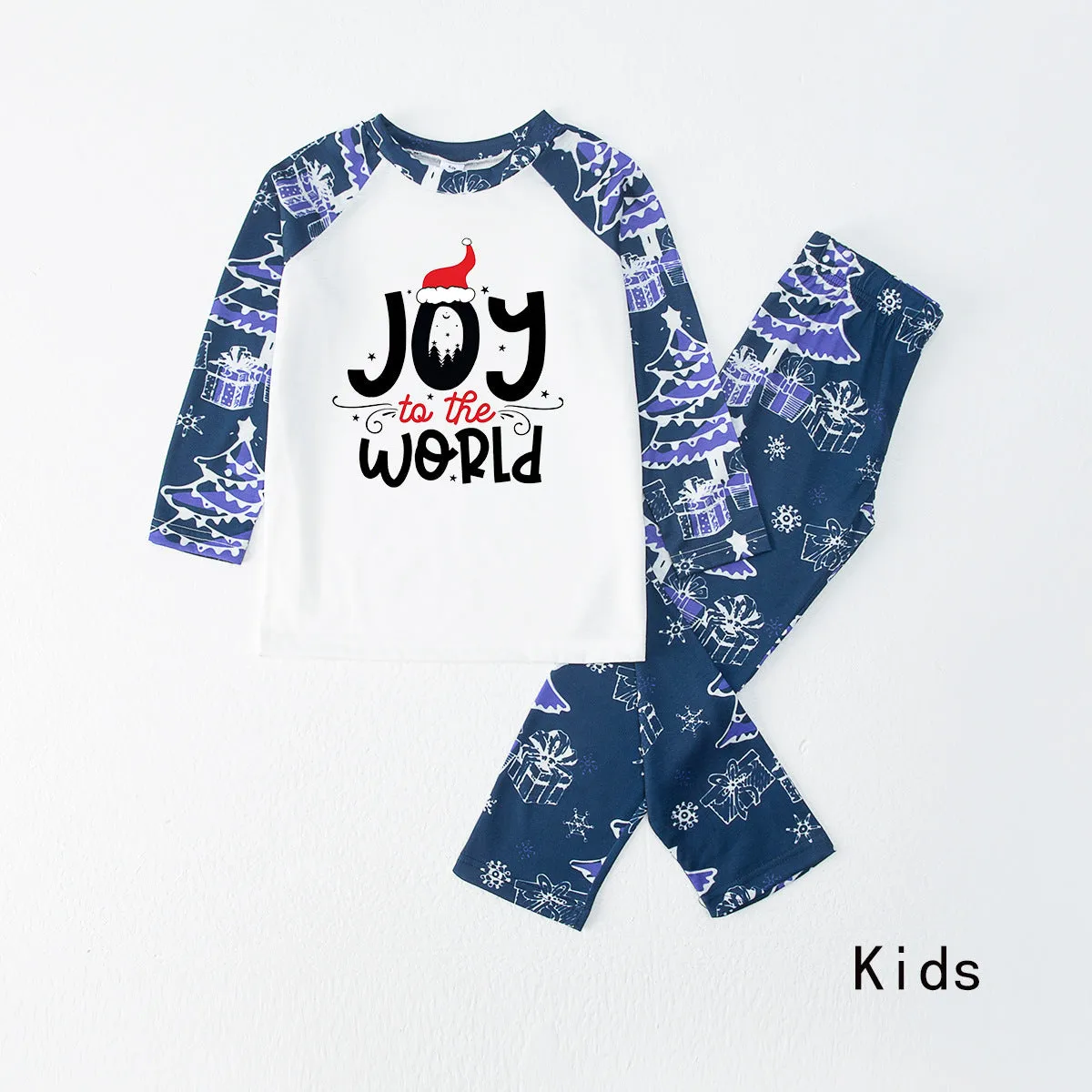 Family Matching Pajamas Set Joy To The World