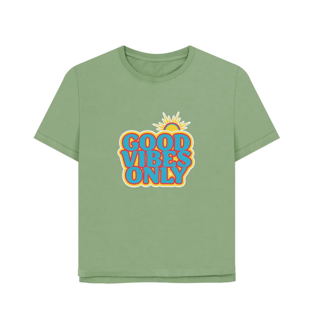 Good Vibes Women's Relaxed Fit T-shirt