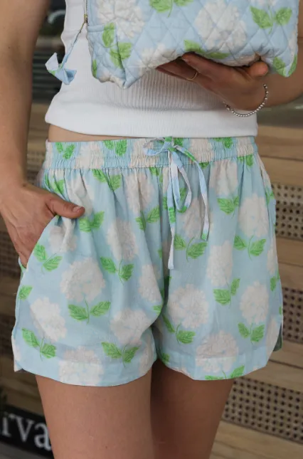 Grace & May Hydrangea Shorts