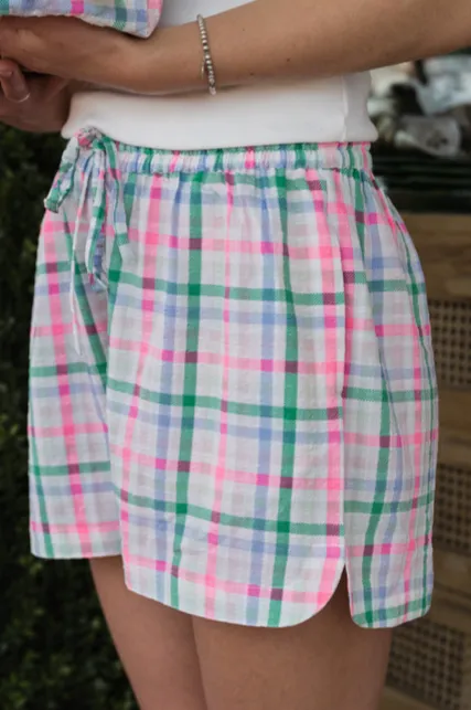 Grace & May Plaid Shorts