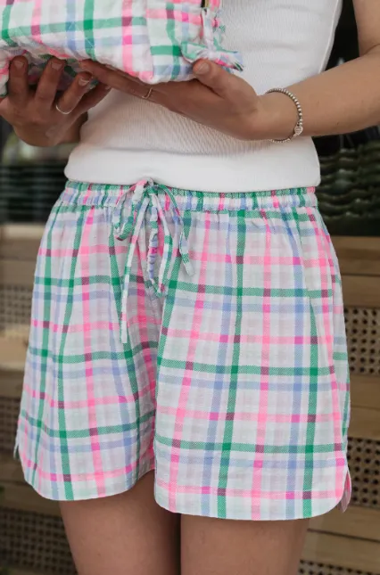 Grace & May Plaid Shorts