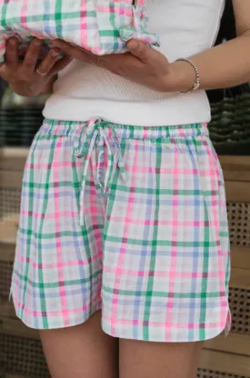 Grace & May Plaid Shorts