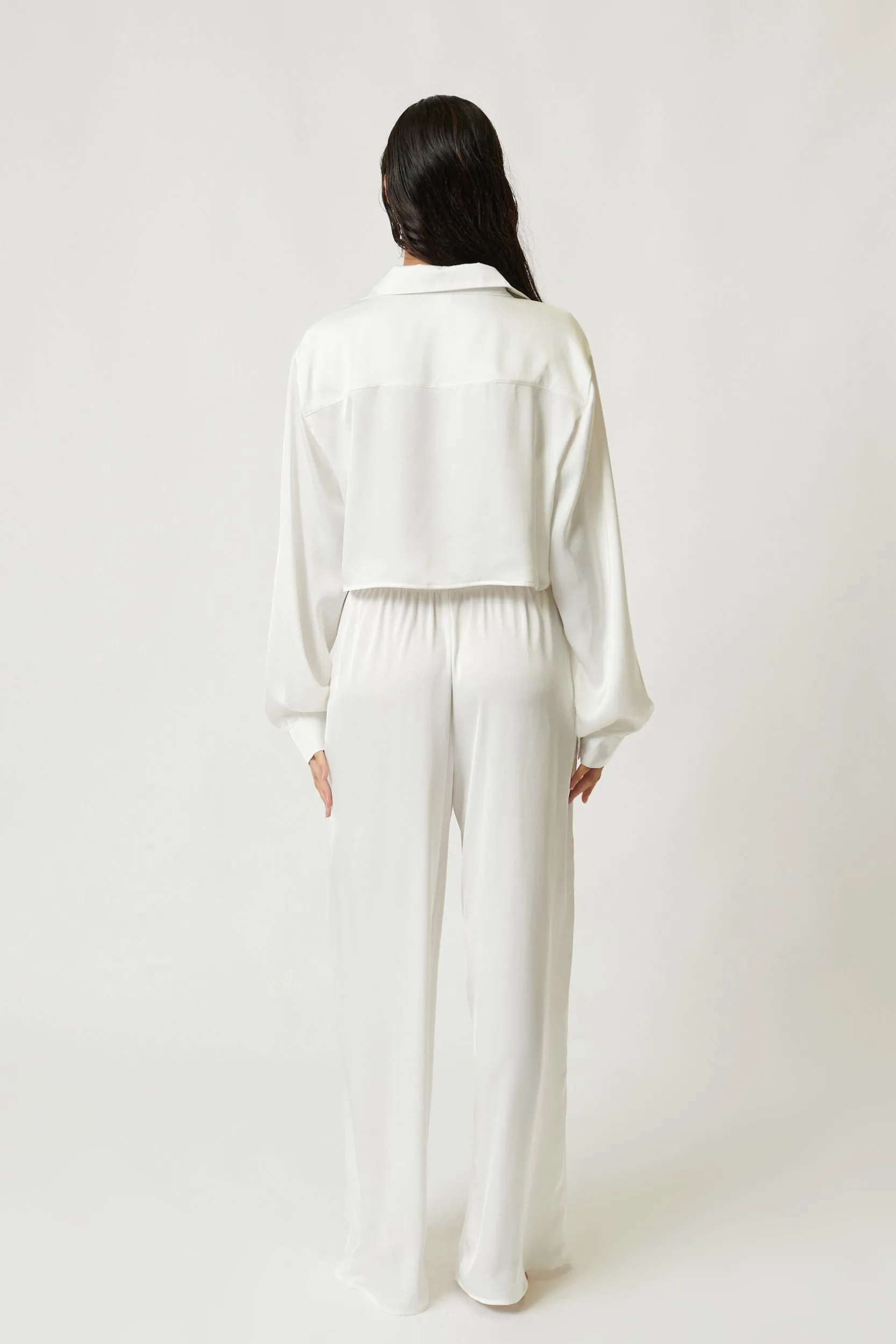 Gracie Shirt Pant Set Ivory