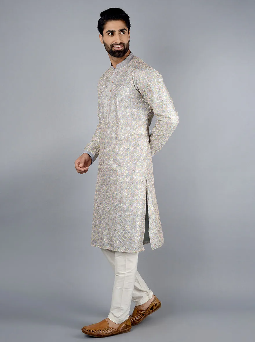 Grey Kurta Pajama | TULA