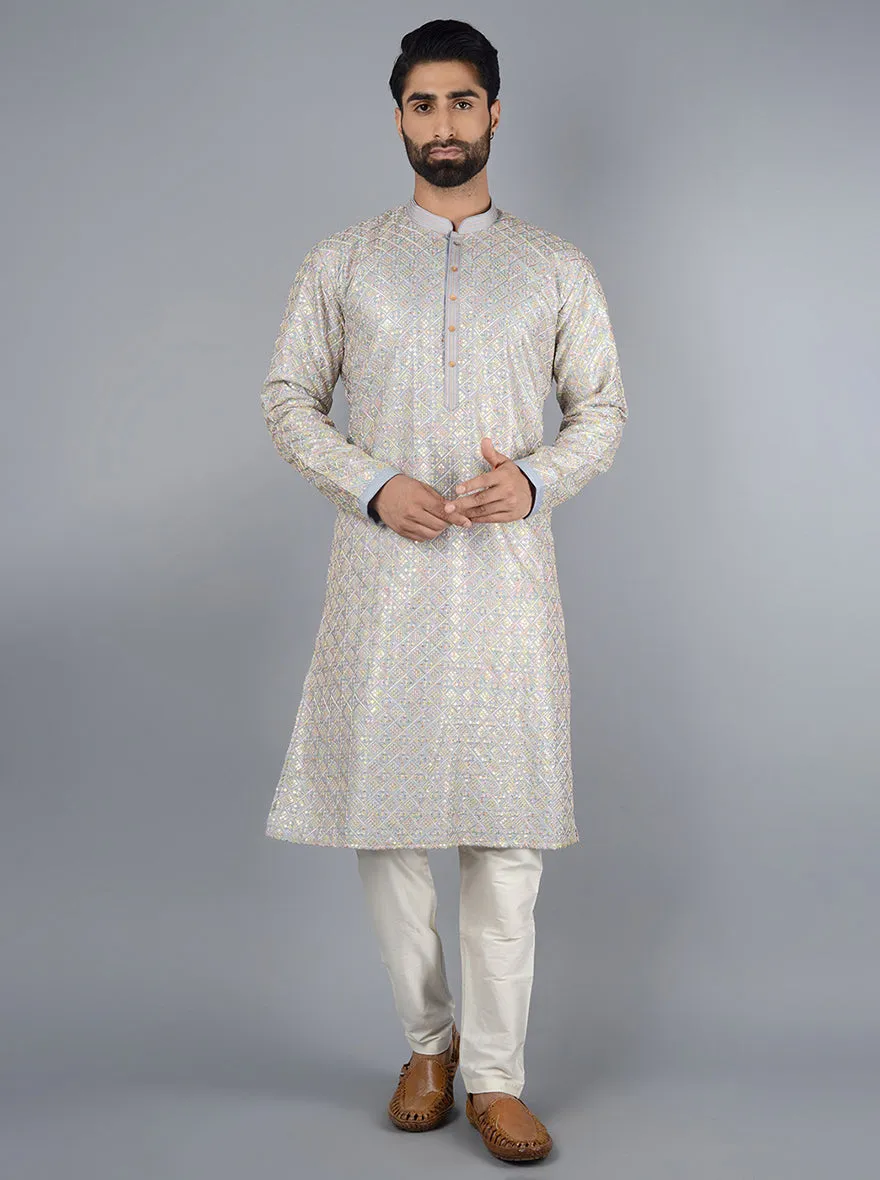 Grey Kurta Pajama | TULA