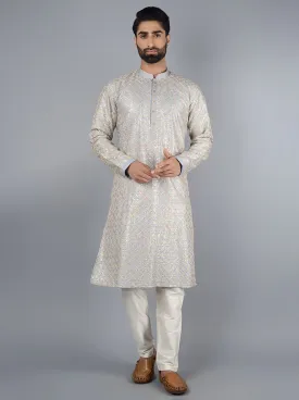 Grey Kurta Pajama | TULA