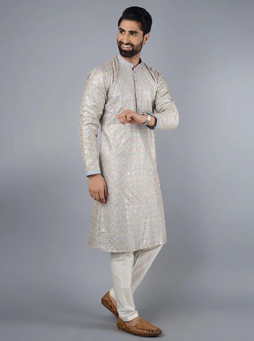 Grey Kurta Pajama | TULA