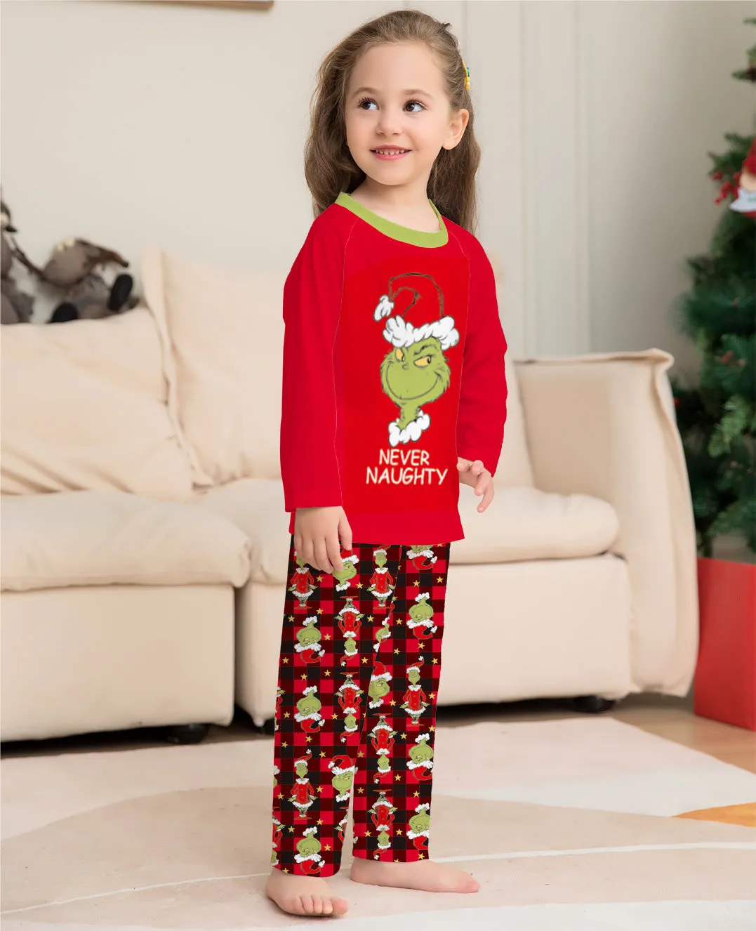 Grinch Behave For The Holidays Family Matching Christmas Pajamas Sets