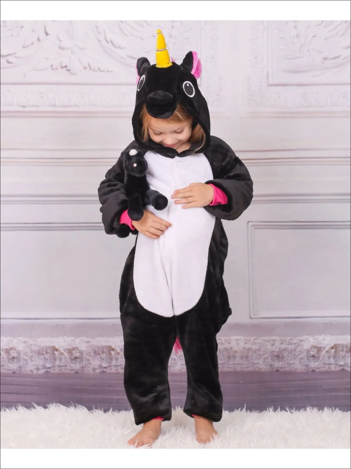 In The Clouds Unicorn Hooded Onesie Pajamas