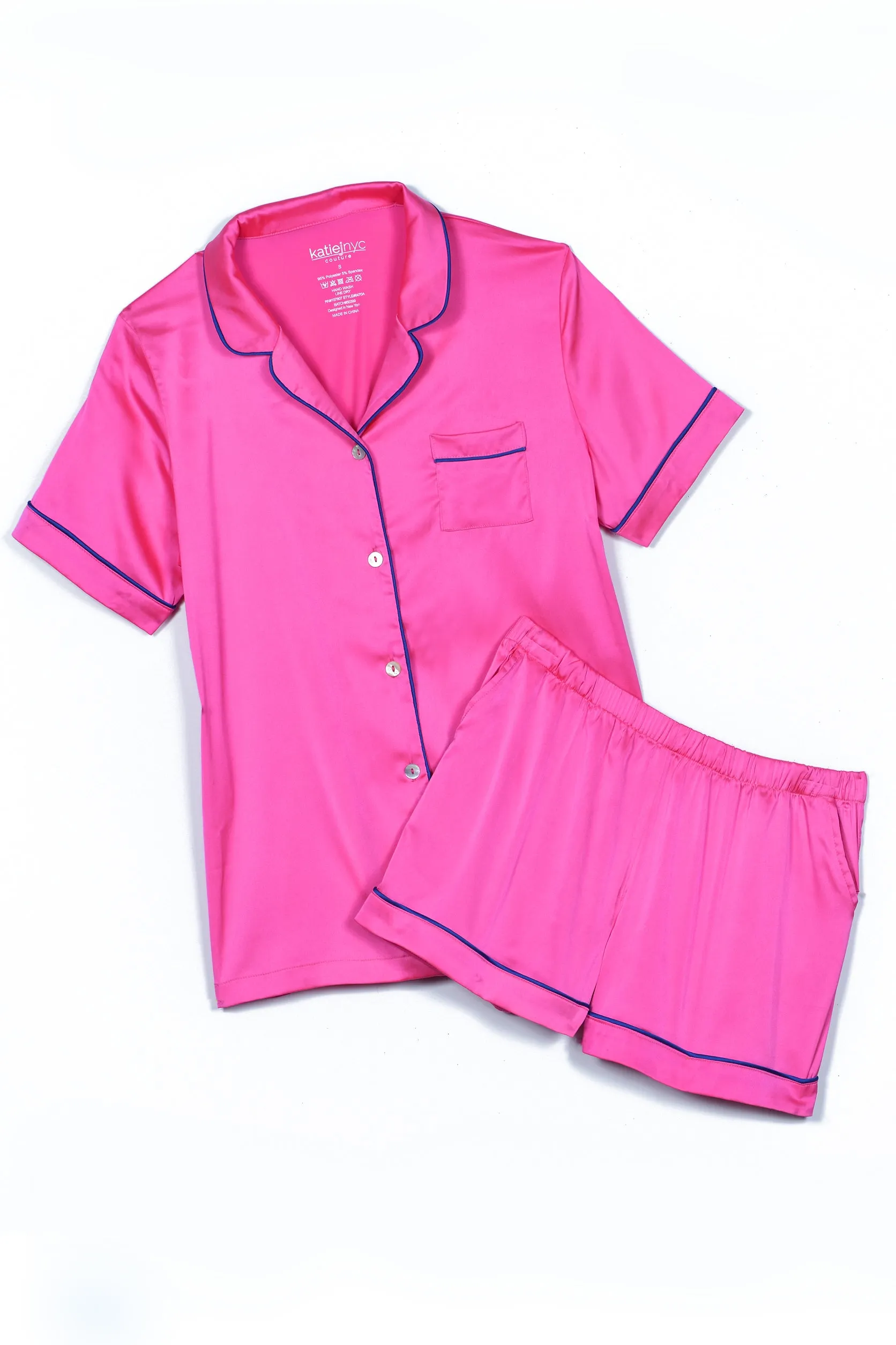 JUNIOR OLIVIA SATIN STRETCH LOUNGE SET- FINAL SALE