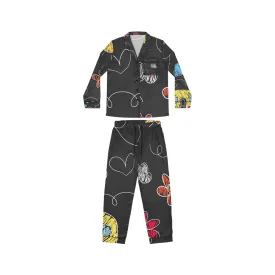 Kids Doodle Playground - Inovax Women's Satin Pajamas