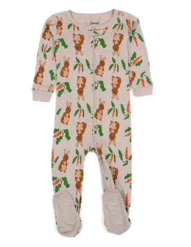 Leveret Pajamas - Kids Baby Footed Bunny Rabbit Pajamas for Easter