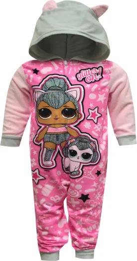 LOL Surprise Kitty Queen Blanket Sleeper One Piece Pajama