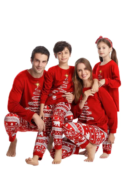 Men's Home for the Holidays Christmas Print Pajama Set