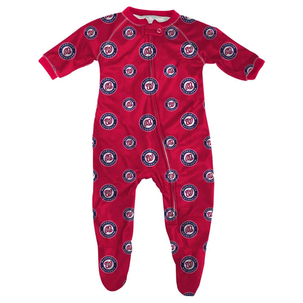 Nationals  Baby Zip Up Pajamas