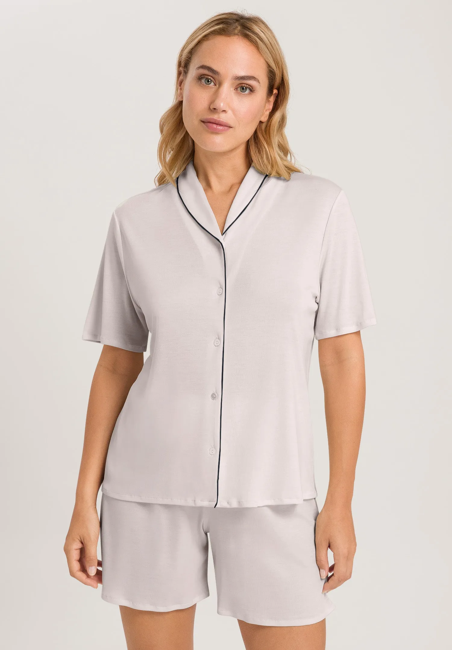 Natural Comfort Tencel Button Front Pajama Set | Almond 77977-1809