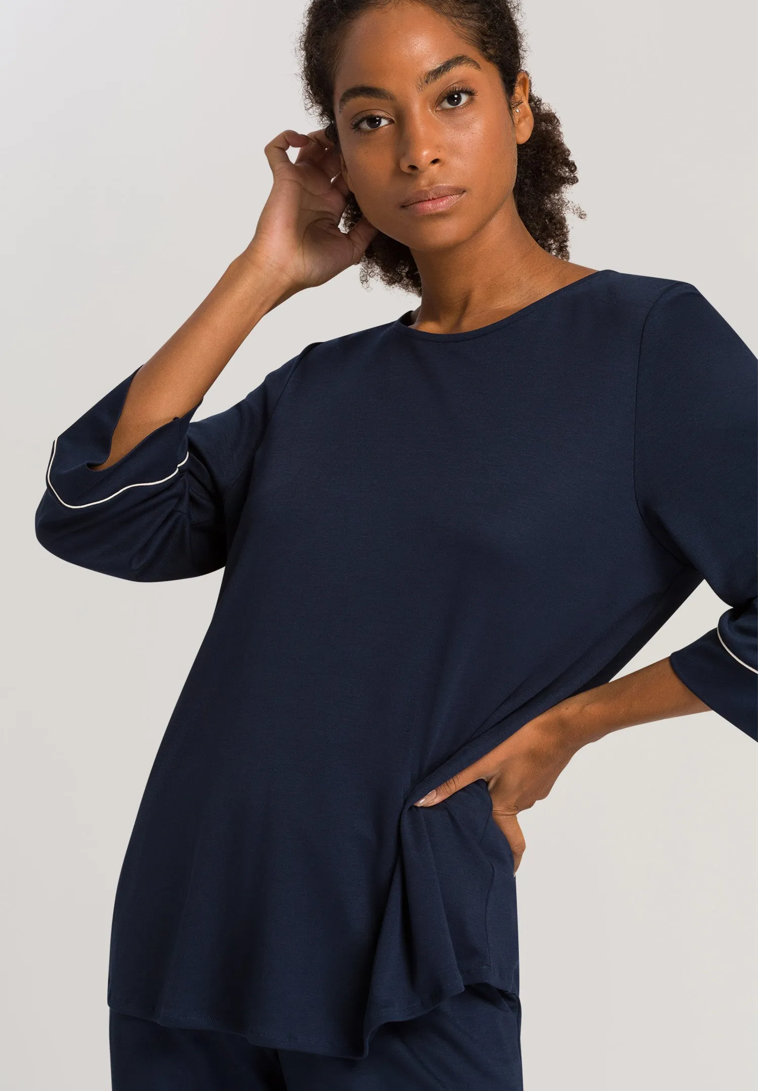 Natural Comfort Tencel Pajama Set | Deep Navy 77965-1610