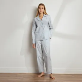 Organic Cotton Poplin Long PJ Set