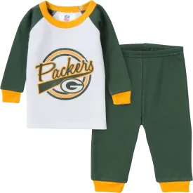 Packers 2 Pc Thermal PJs (Only Size 0-6M Left)