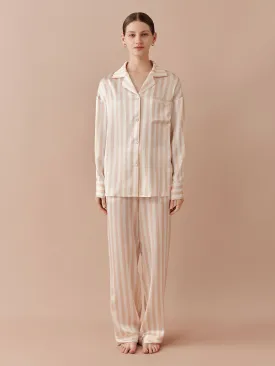 SILKINC Classic Wide Stripe Long Pajama Set