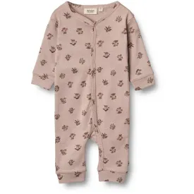 Sleepsuit Nikola - dark powder flowers