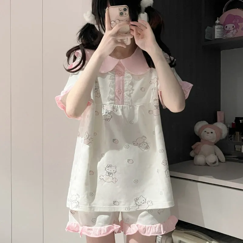 Sweet Sugar Kitty Pajamas Set KI485