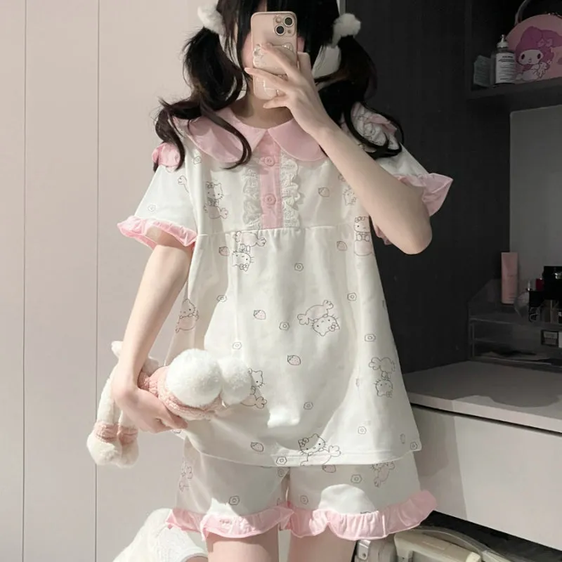 Sweet Sugar Kitty Pajamas Set KI485