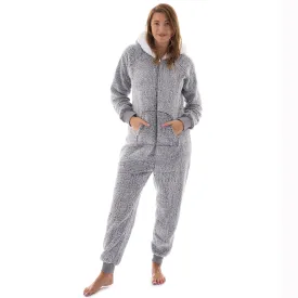 The Big Softy Adult Onesie Pajamas for Women Teens Pjs XLarge Grey