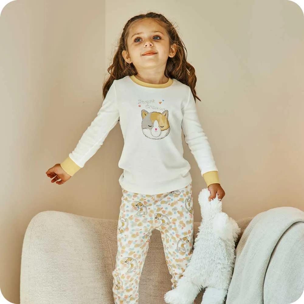 Toddler Calico Cat Pajamas