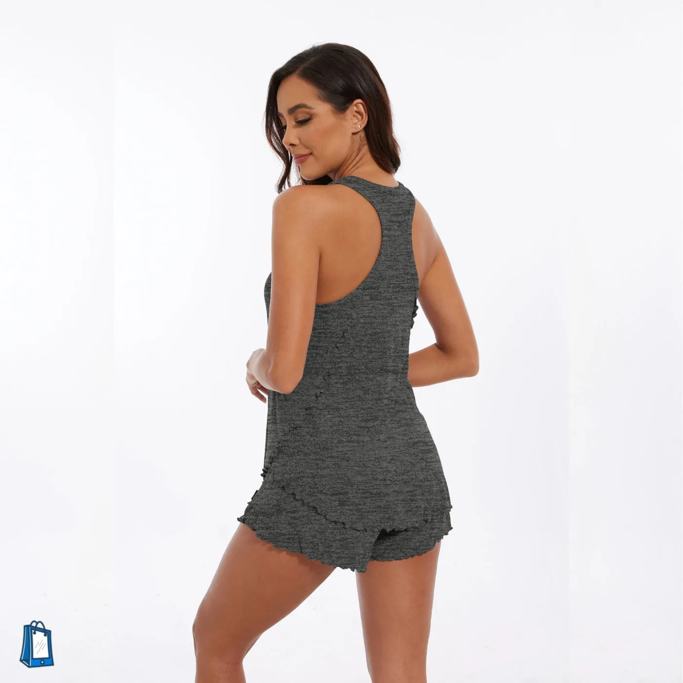 Top Tank Bamboo Sleepwear Set for Women